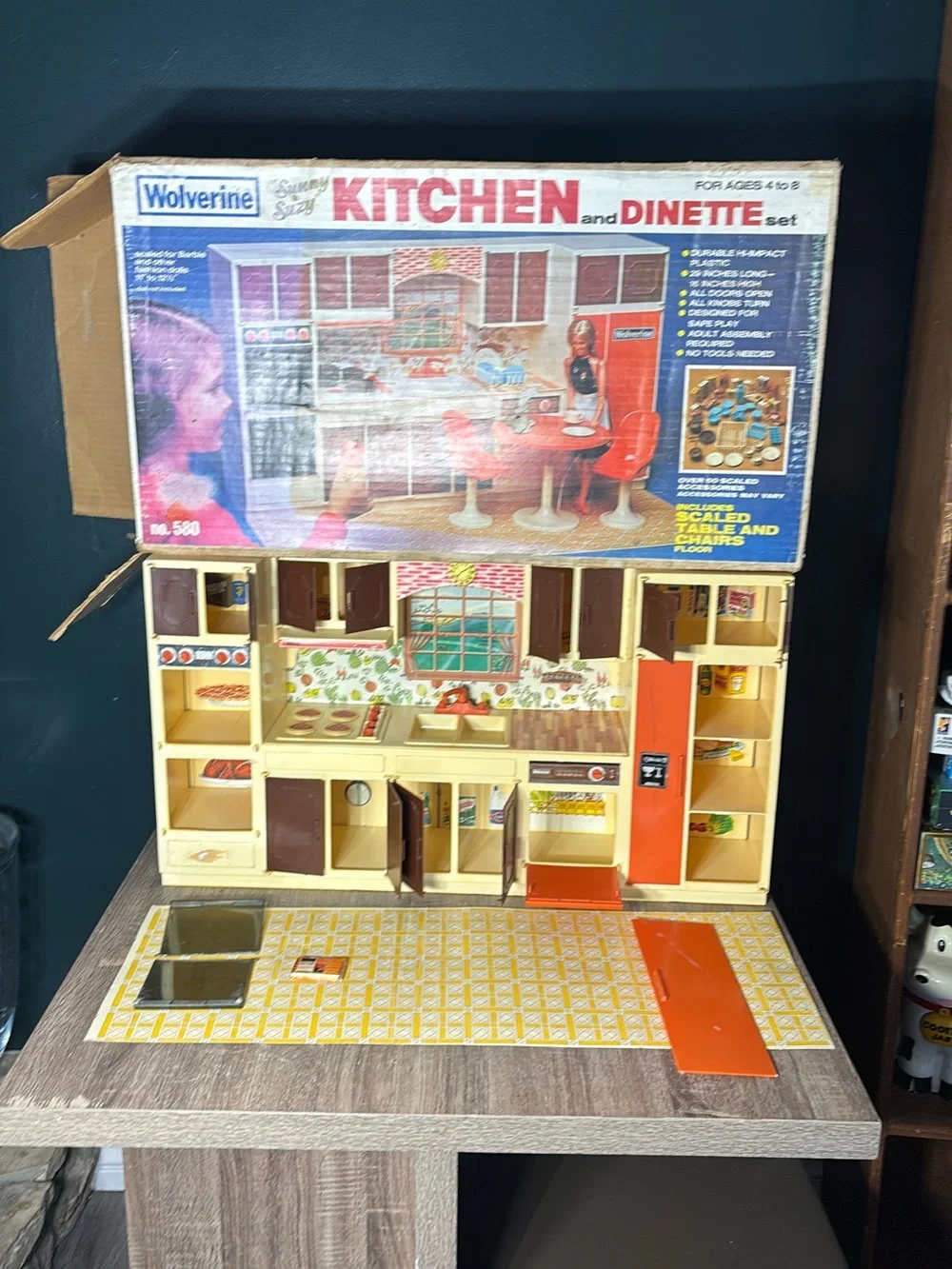 Wolverine Vintage Sunny Suzy Modern Kitchen Number 580 W/ BOX